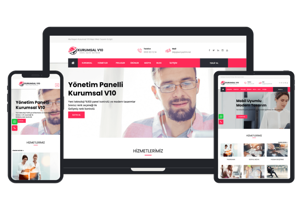 Kurumsal Web Tasarım V10 